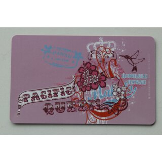 Frühstücksbrettchen Pacific Queen | Farbe: rosa | Maße: ca. 23  x 14 x 0,2 cm