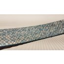 Umjubelt - Der Trendgürtel | Gürtel COCOMINA silver/blue, Vollrindleder hochwertig gefärbt u. geprägt in Snake Optik, Breite 4 cm