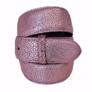 Umjubelt - Der Trendgürtel | Gürtel LIZZATA, Echtleder mit glänzender Prägung, Breite 4 cm, Farbe: rose/pink