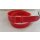 Umjubelt - Der Trendgürtel | Gürtel MEZZO Glattleder, Vollrindleder mit leicht glänzender Oberfläche und Neon Kante, Breite 4 cm, Farbe: red/orange