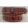 Umjubelt - Der Trendgürtel | Gürtel VINTAGE CROKO, abgestepptes Vollrindleder mit Krokoprägung und Vintage Style, Breite 4 cm, Farbe: cognac/brown