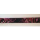 Umjubelt - Der Trendgürtel | Gürtel TRIBAL SNAKE, Rindleder bombiert im Ethno-Look, Breite 4 cm, Farbe: pink