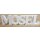 Deko-Schriftzug MOSEL | Maße (LxBxH) ca. 40 x 2 x 6 cm | Material: MDF-Holz | Farbe: weiß