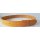 umjuBELT - Der Trendgürtel | Gürtel MEZZO Glattleder, Vollrindleder mit leicht glänzender Oberfläche und Neon Kante, Breite 4 cm, Farbe: senffarben/gelb