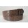 umjuBELT - Der Trendgürtel | Gürtel NOBEL BOA METALLIC, Vollrindleder mit aufwendiger Prägung, Breite 4 cm, Farbe: grey/grau