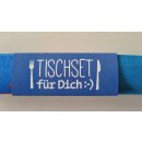 TISCHSET für Dich :-)  DAS LEBEN IST WUNDERVOLL! Genieße es! - Material: Vorderseite:100% Polyester/Rückseite: 100% Baumwolle - Maße: ca. 43 x 28,5 cm