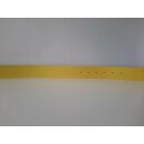 umjuBELT - Der Trendgürtel | AMARILLO yellow, Rindleder mit Snake-Prägung, Breite 4 cm, Farbe: gelb