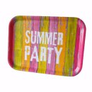 ppd Mini-Tablett SUMMER PARTY | Farbe: mehrfarbig | Maße: ca. 27  x 20 x 1 cm