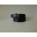 umjuBELT - Der Trendgürtel | Gürtel COLOMBO Rindleder im Kroko-Style geprägt, Breite 4 cm, Farbe: black/schwarz