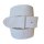 umjuBELT - Der Trendgürtel | Gürtel WAVE NEW WHITE, Vollrindleder, leicht gewellt mit matter Oberfläche, Breite 4 cm, Farbe: weiß