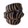umjuBELT - Der Trendgürtel | Gürtel CAVALLI, Fellgürtel gefärbt und bombiert, Breite 4 cm, Farbe: schwarz/braun