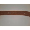 umjuBELT - Der Trendgürtel | Gürtel JOLIES, Vollrindgürtel mit Metallic-Färbung kupferfarben und natürlicher Leder-Optik, Breite 4 cm, Farbe: beige/rose