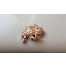umjuBELT - Gürtelschließe | Diamond Cham rose (Chamäleon) Maße ca. 8 x 5 x 1,5 cm, Farbe: kupferfarben glänzend