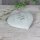 Grabschmuck Herz mit Eingravur und Aufschrift "Ich vermisse Dich", Farbe: steingrau, Material: Polyresin, Höhe: ca. L 16 x B 15 X H 3,5 cm