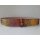 umjuBELT - Der Trendgürtel | Gürtel Real Python matt | zertifiziert, mit Nubukleder gefüttert und abgesteppt, matt, Breite 4 cm, Farbe: multicolor yellow (bunt/gelb)