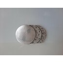 umjuBELT Gürtelschließe | LUNAR, silver/silberfarben matt, Maße ca. 8 x 5 x 1,5 cm