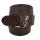 umjuBELT - Der Trendgürtel | Gürtel Funky Kroko/Colombo brown, Rindleder mit Kroko-Prägung und Färbung, Breite 4 cm, Farbe: braun 85